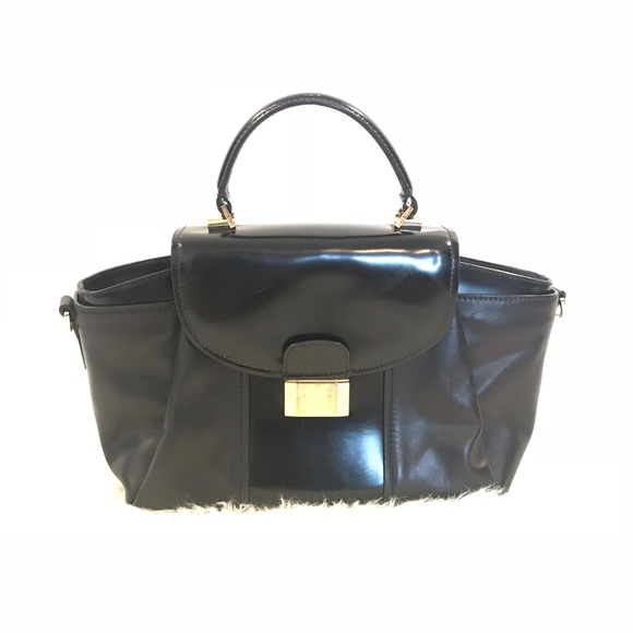 Hugo Boss Handbags - Hugo Boss Leather Top Handle Bag